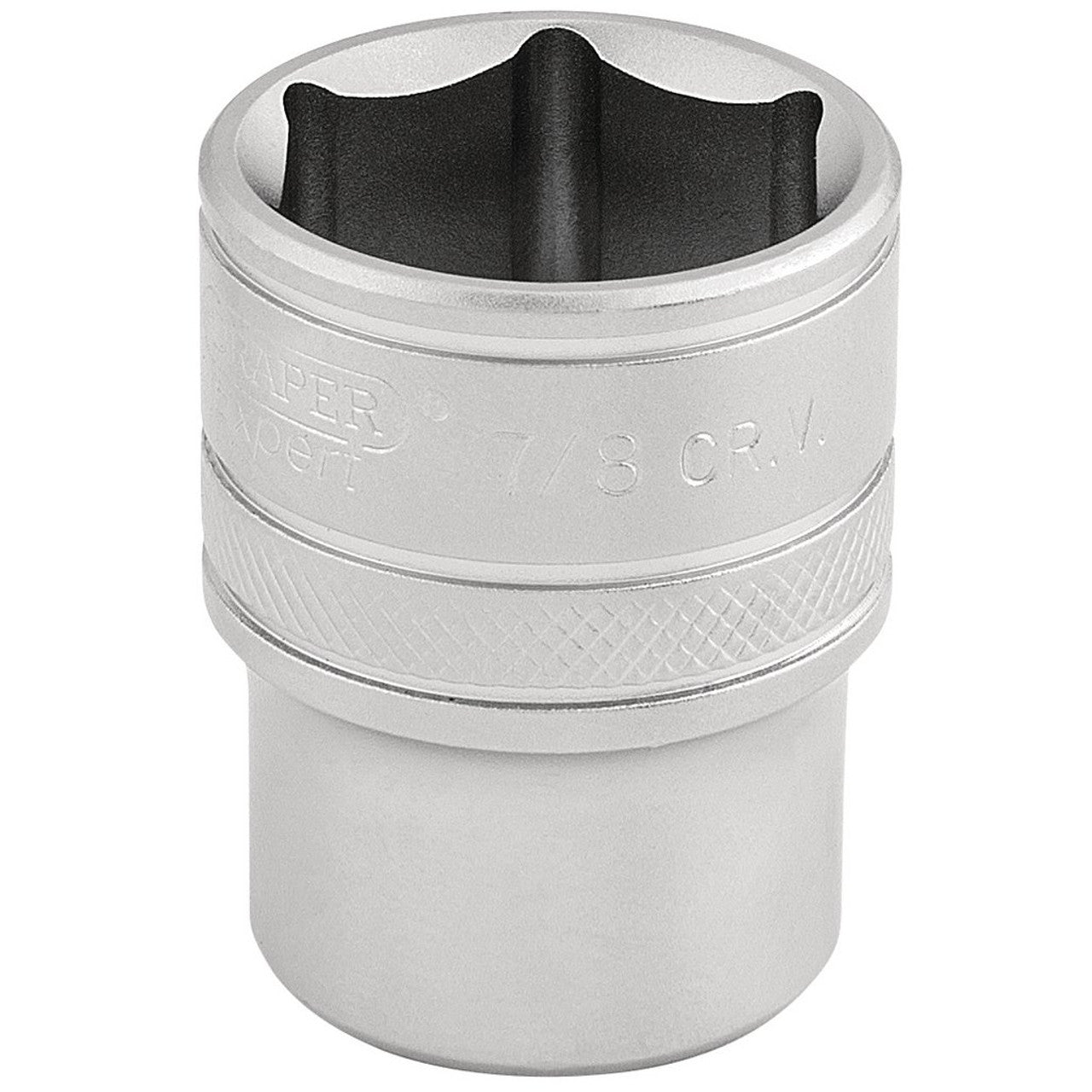 Draper 16632 6 Point Imperial Socket, 1/2" Sq. Dr., 7/8"