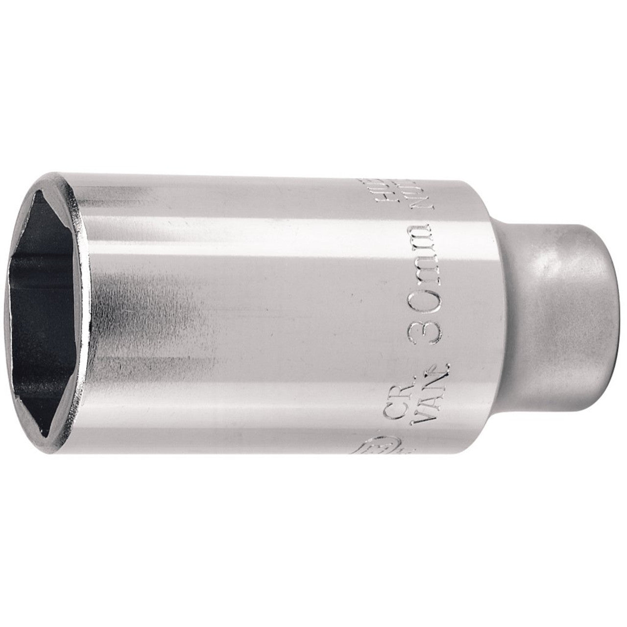 Draper 22192 Hub Nut Socket, 1/2" Sq. Dr., 30mm