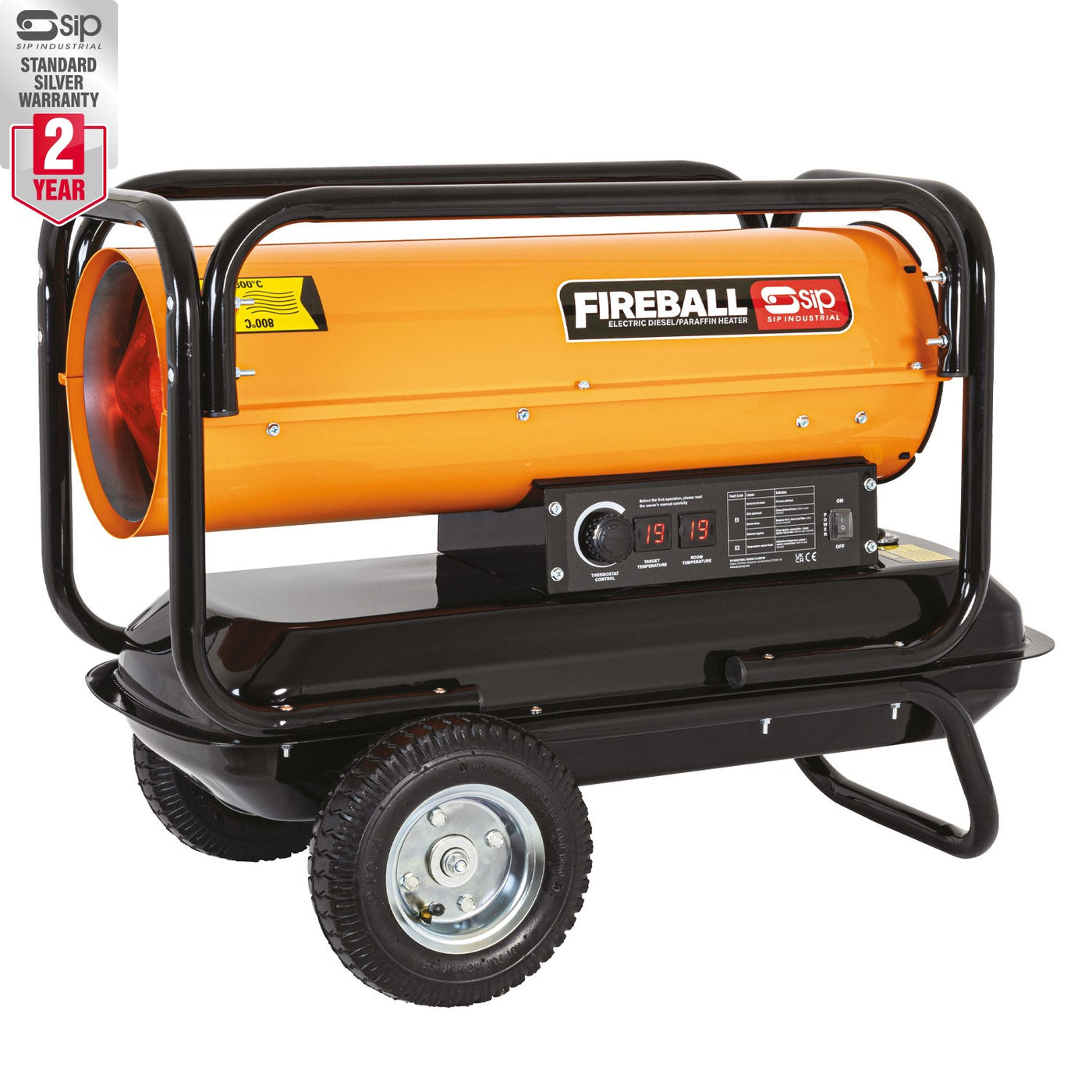 SIP 09592 Fireball XD75 Diesel Paraffin Space Heater 75,000 BTU