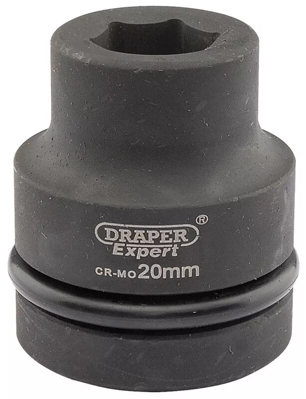 Draper 05101 HI-TORQ? 6 Point Impact Socket, 1" Sq. Dr., 20mm