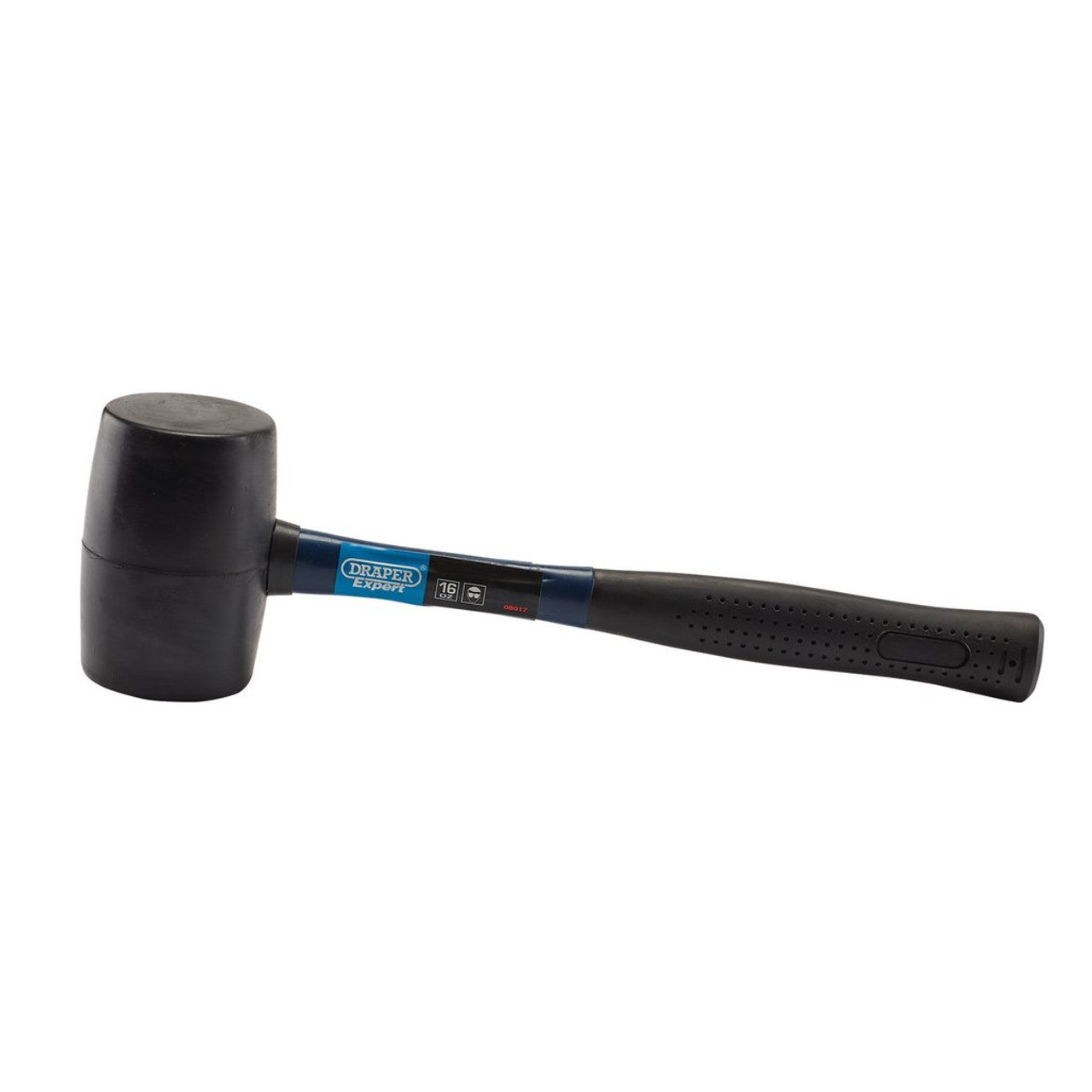 Draper 08017 Rubber Mallet with Fibreglass Shaft, 450g/16oz