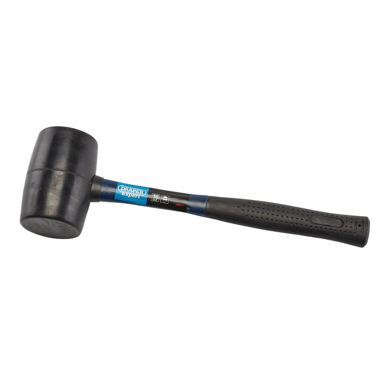 Draper 08017 Rubber Mallet with Fibreglass Shaft, 450g/16oz