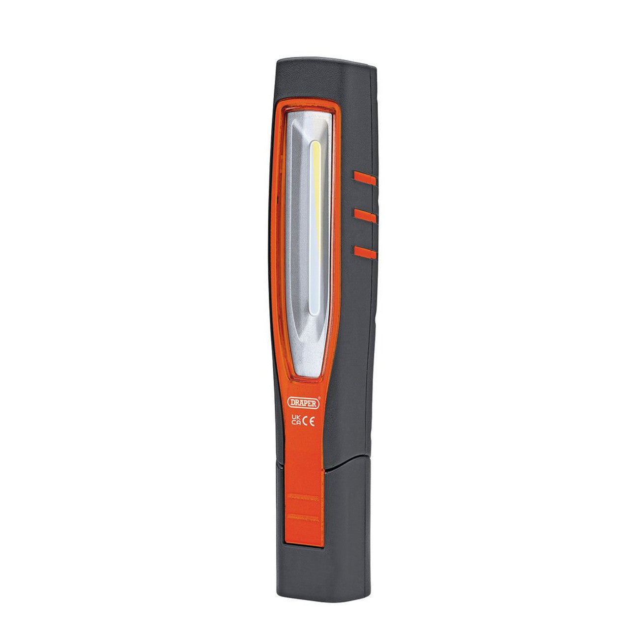 Draper 11761 COB/SMD LED Rechargeable Inspection Lamp, 7W, 700 Lumens, Orange, 1 x USB Cable Supplied