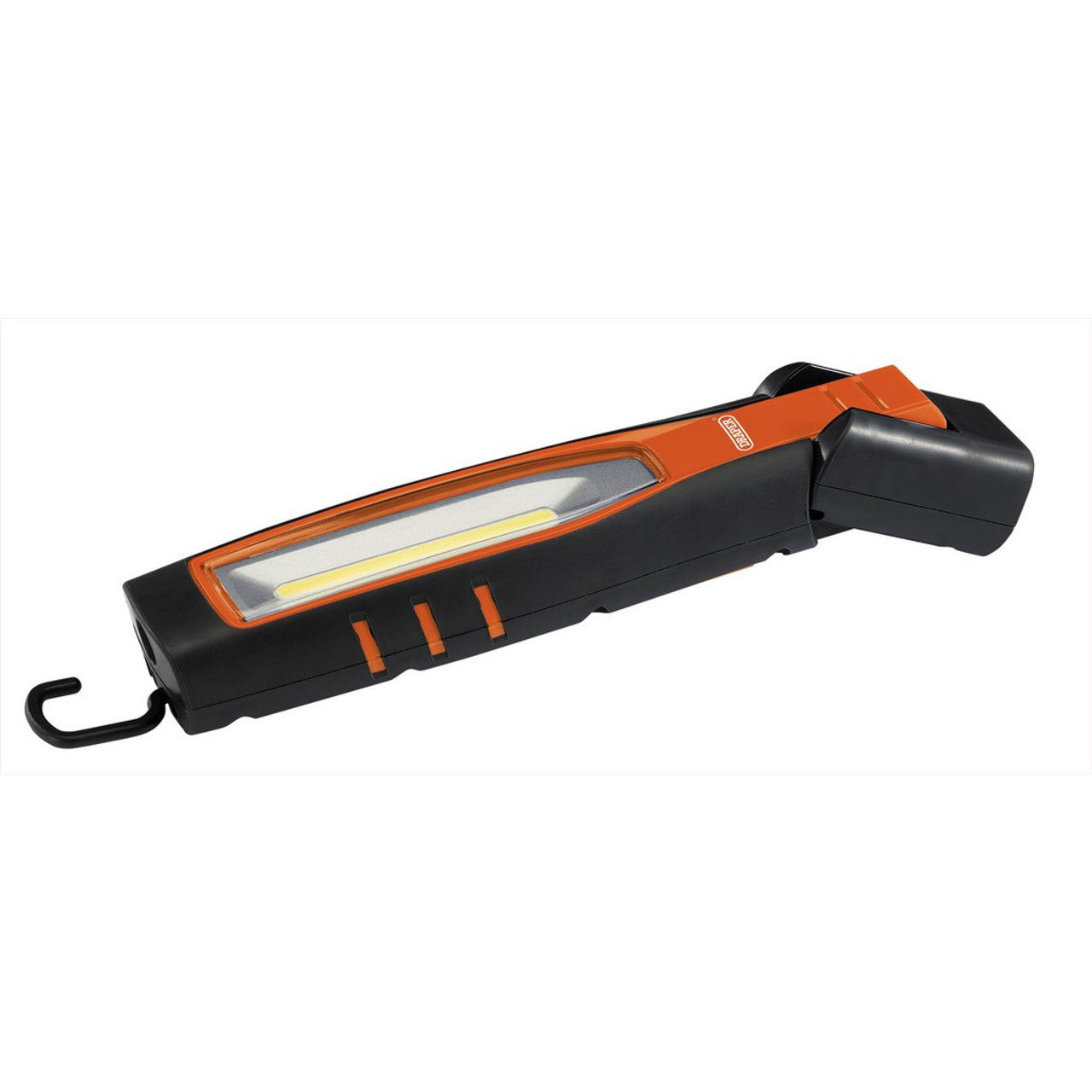 Draper 11761 COB/SMD LED Rechargeable Inspection Lamp, 7W, 700 Lumens, Orange, 1 x USB Cable Supplied