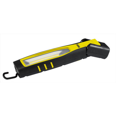 Draper 11762 COB/SMD LED Rechargeable Inspection Lamp, 7W, 700 Lumens, Yellow, 1 x USB Cable Supplied