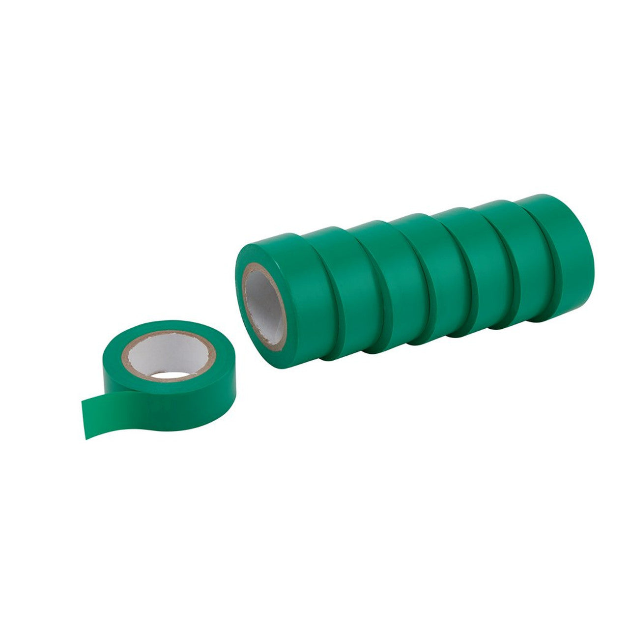 Draper 11914 Insulation Tape to BSEN60454/Type2, 10m x 19mm, Green (Pack of 8)