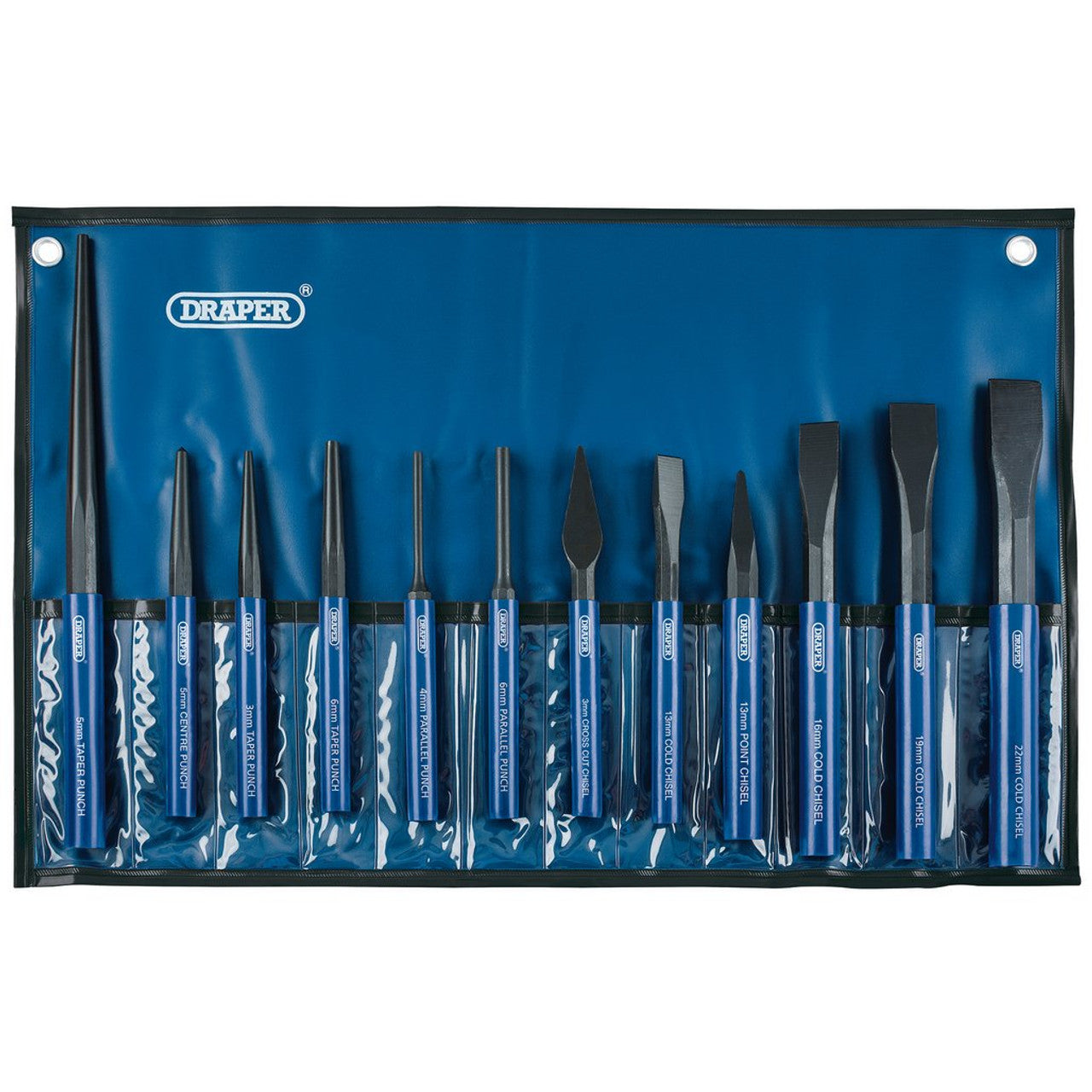 Draper 26557 Chisel and Punch Set (12 Piece)