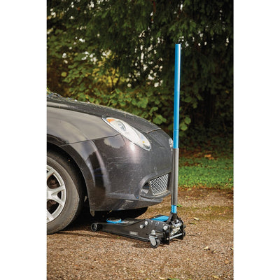 Draper 28481 Trolley Jack, 3 Tonne, Blue