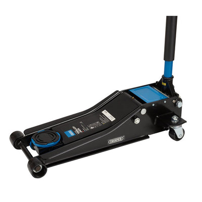 Draper 28481 Trolley Jack, 3 Tonne, Blue