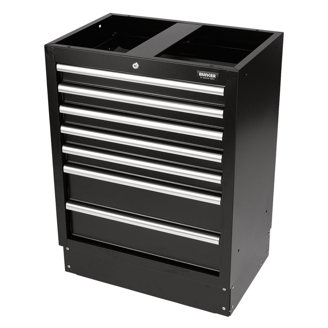 Draper 31706 Bunker Modular 7 Drawer Floor Cabinet, 680mm