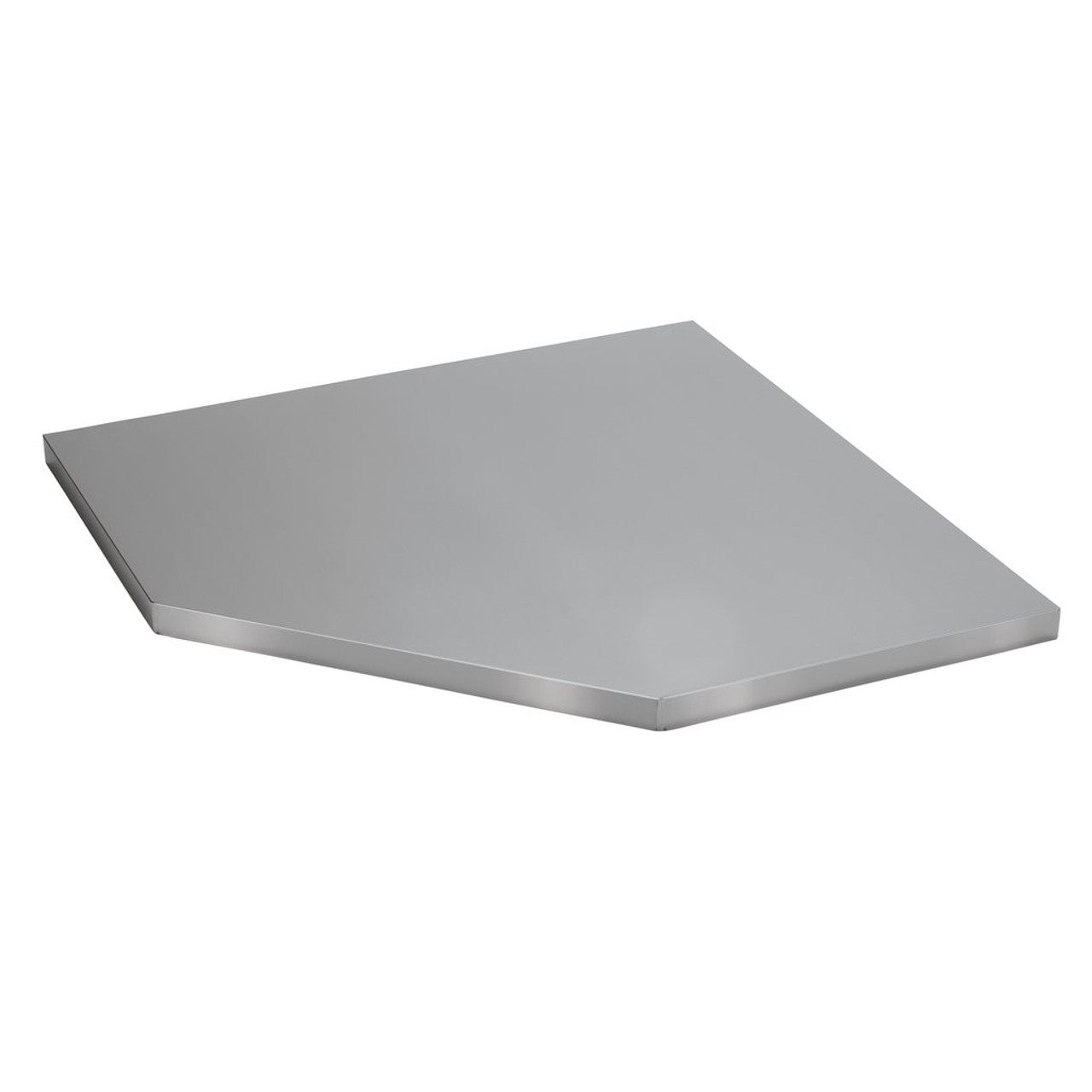 Draper 33203 Bunker Modular Stainless Steel Worktop for Corner Cabinet, 865mm