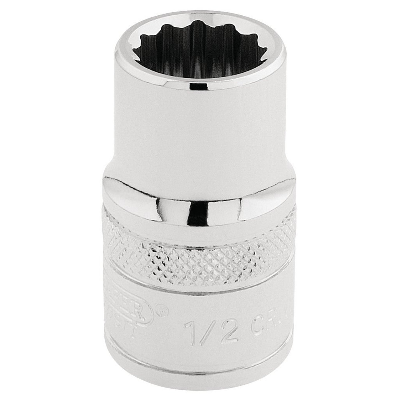 Draper 33608 HI-TORQ 12 Point Socket, 1/2" Sq. Dr., 1/2"