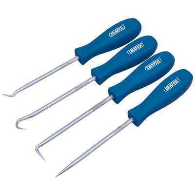 Draper 51763 4 Piece Mini Pick & Hook Set