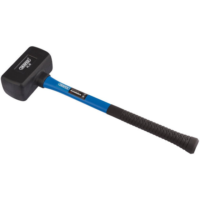 Draper 74319 Deadblow Rubber Mallet with Fibreglass Shaft (4LB/1.8kg/64OZ)