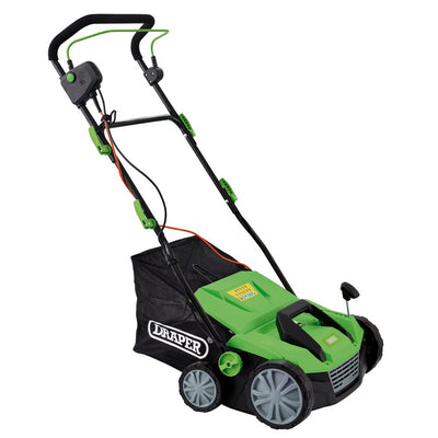 Draper 97922 230V 2-in-1 Lawn Aerator & Scarifier, 380mm, 1800W