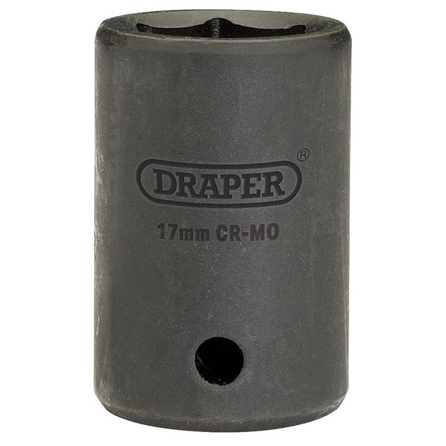 Draper Expert 28496 HI-TORQ Impact Socket, 1/2" Sq. Dr., 17mm