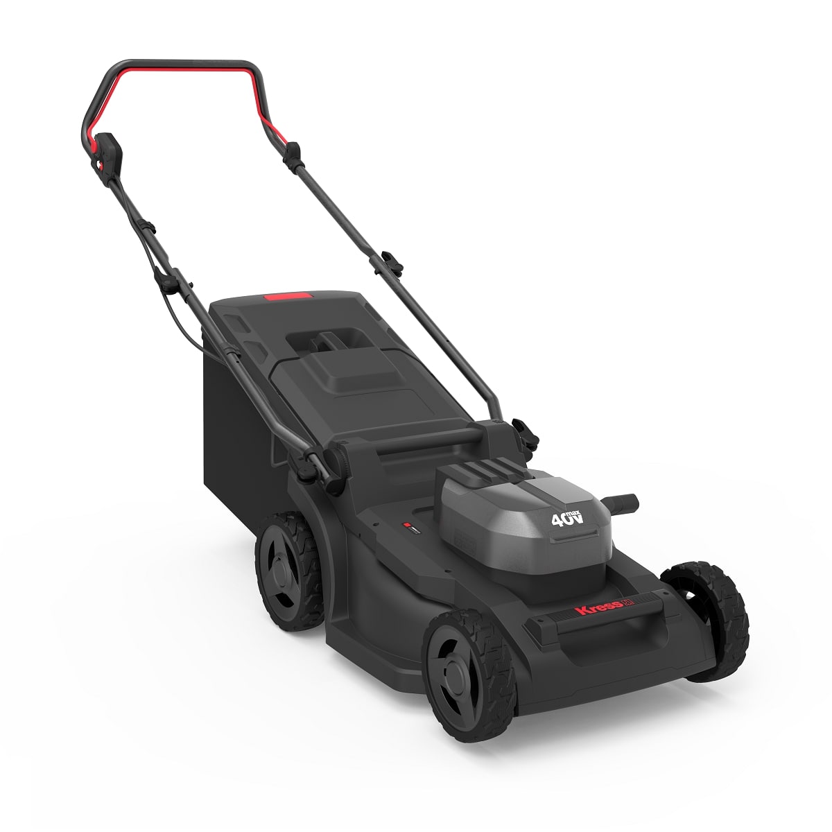 Kress KG748 40V 41CM Push Mower + 2x 4Ah Batteries & 1x Dual Charger