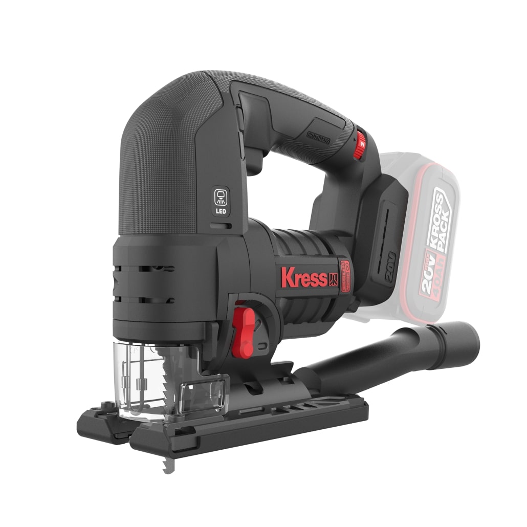 Kress KUE26.9 20V Brushless Jigsaw, Bare Tool