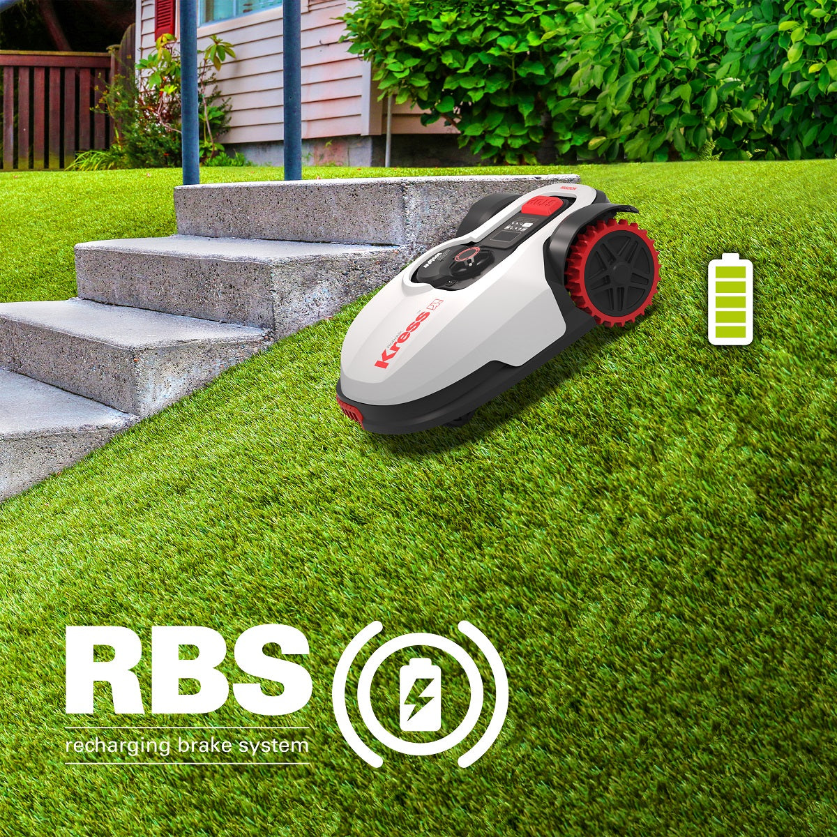 Kress KR121E Mission Robot Lawnmower, 1000m2