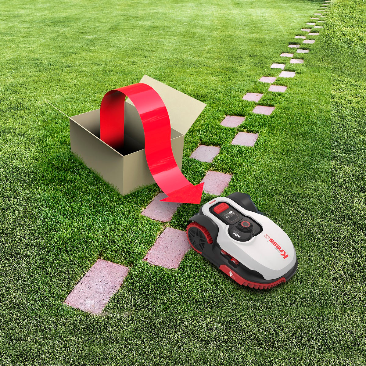 Kress KR120E Mission Robot Lawnmower, 1000m2