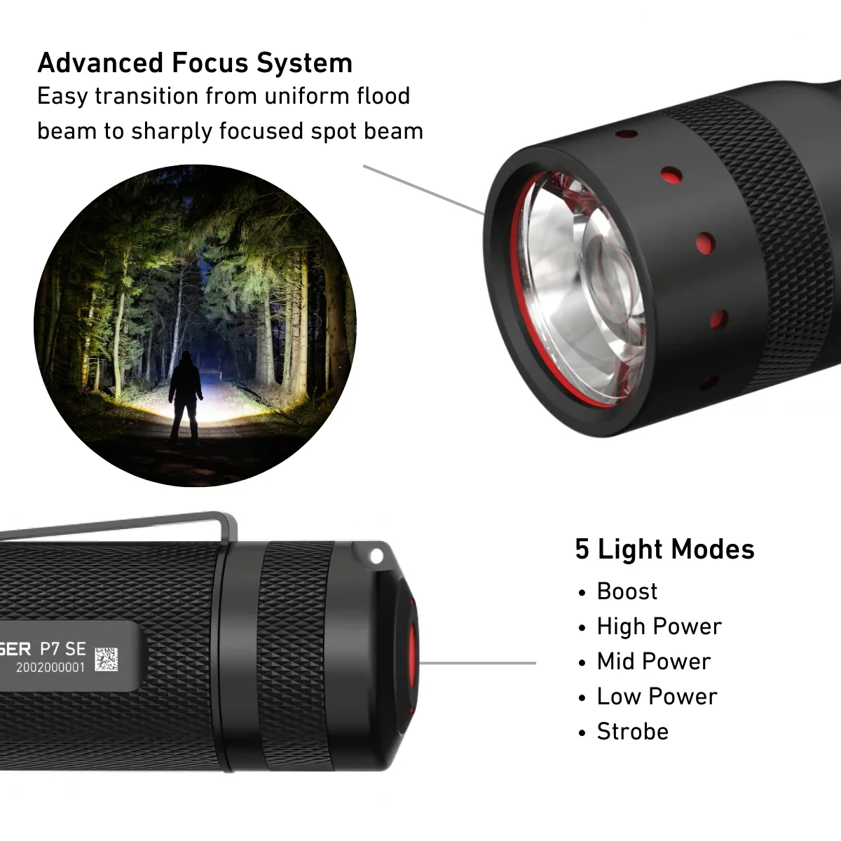 LED Lenser P7-SE Hand Torch