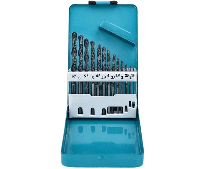 Makita D-54075 13 Piece HSS-R Ground Point Drill Bit Set