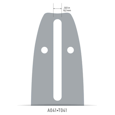 Oregon 160SXEA041 AdvanceCut Guide Bar, 16"