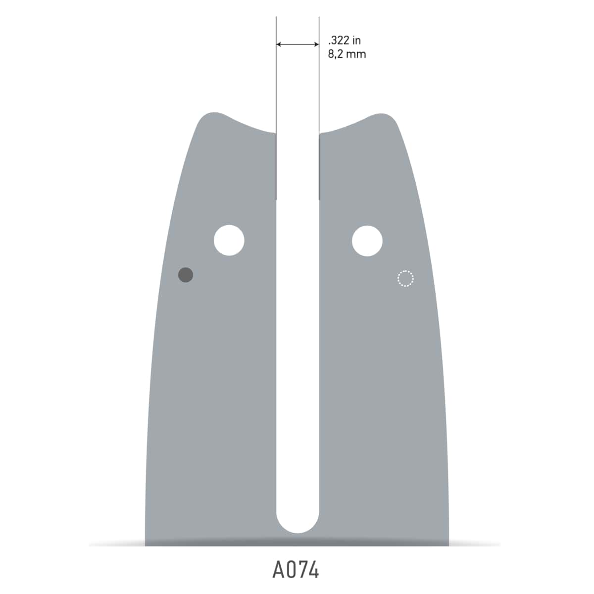 Oregon 140SXEA074 AdvanceCut Guide Bar, 14"