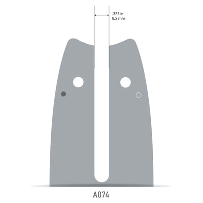 Oregon 140SXEA074 AdvanceCut Guide Bar, 14"