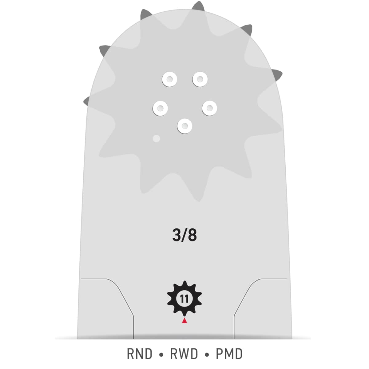 Oregon 288RNDD009 Chainsaw Bar, 28in Powercut