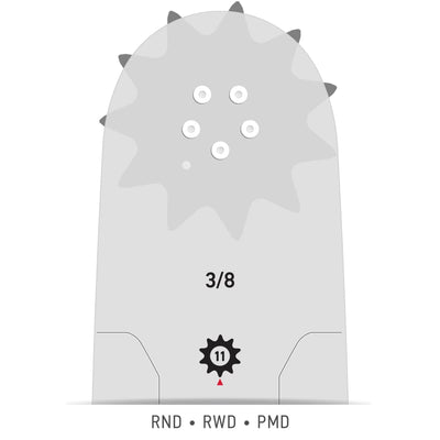 Oregon 288RNDD009 Chainsaw Bar, 28in Powercut