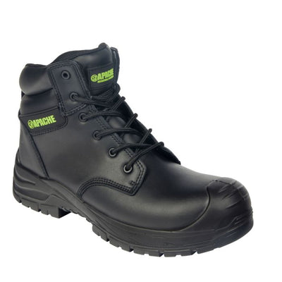 Apache Edmonton Recycled Leather Safety Boot S3, Black