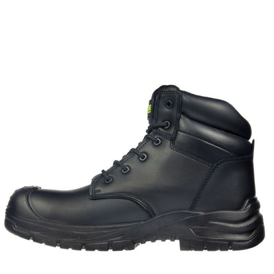 Apache Edmonton Recycled Leather Safety Boot S3, Black