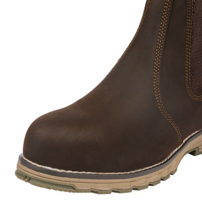 Apache Flyweight S3 Safety Dealer Boot, Brown