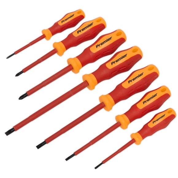 Sealey AK6125 7pc Screwdriver Set - VDE Approved