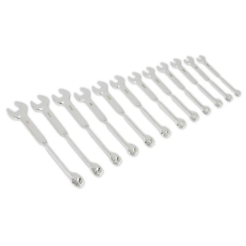 Sealey AK6309 12 Piece Metric Twist Shank Combination Spanner Set