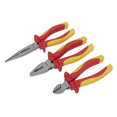 Sealey AK83452 3 Piece Pliers Set - VDE Approved