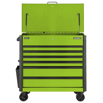 Sealey AP366HV Tool Trolley 6 Drawer with Ball Bearing Slides - Green