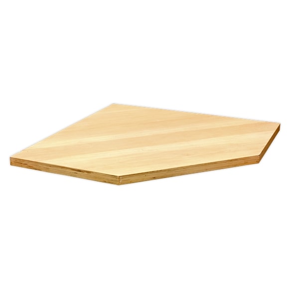 Sealey APMS60PW Pressed Wood Worktop for Modular Corner Cabinet 865mm