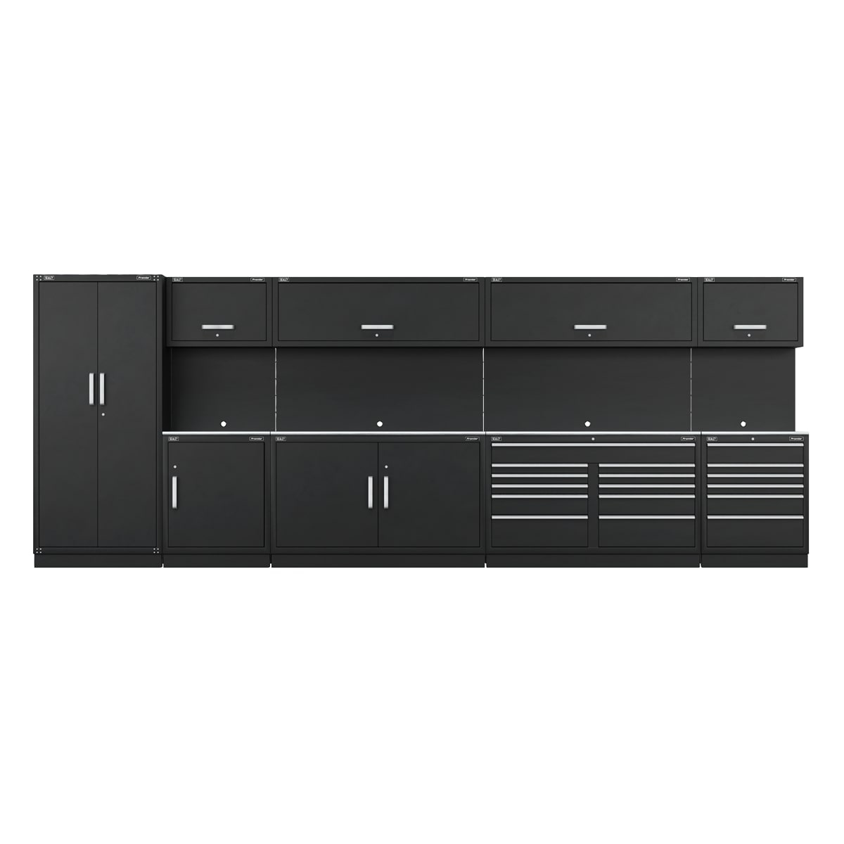 Sealey APMSSTEEL Complete Modular Workshop Storage Combination - Stainless Steel Worktop