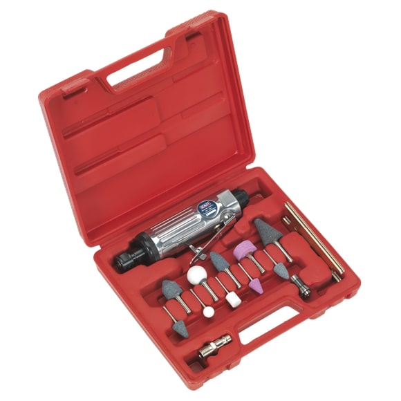 Sealey SA67 16 Piece Air Die Grinder Kit