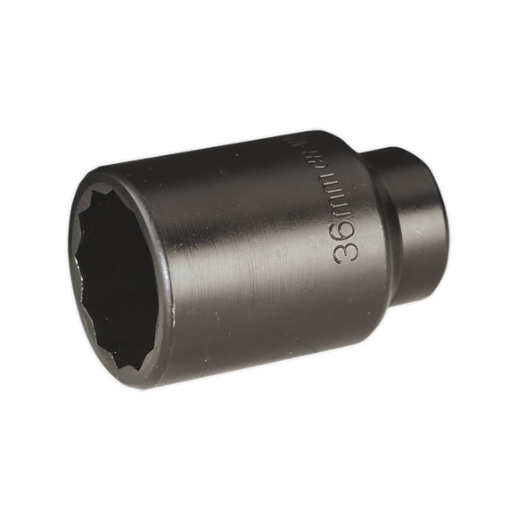 Sealey SX006 Bi-Hex Deep Impact Socket 1/2"Sq Drive 36mm