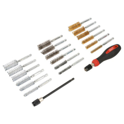 Sealey VS1800 20 Piece Cleaning & Decarbonising Brush Set