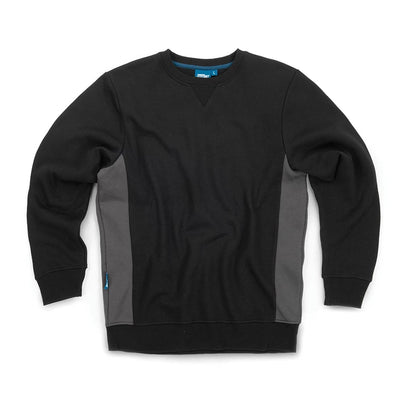 Tough Grit 152784 2-Tone Sweatshirt Black / Charcoal