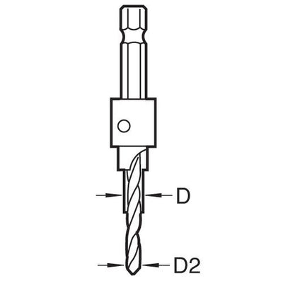 Trend Snappy TC Counterbore 4mm x 9.5mm