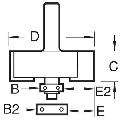 Trend Cut Self Guided Rebater 35mm Diameter x 12.7mm