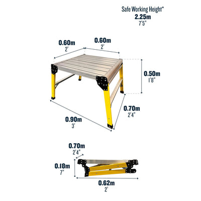 Werner 31389800 Odd Job 600 Fibreglass Work Platform