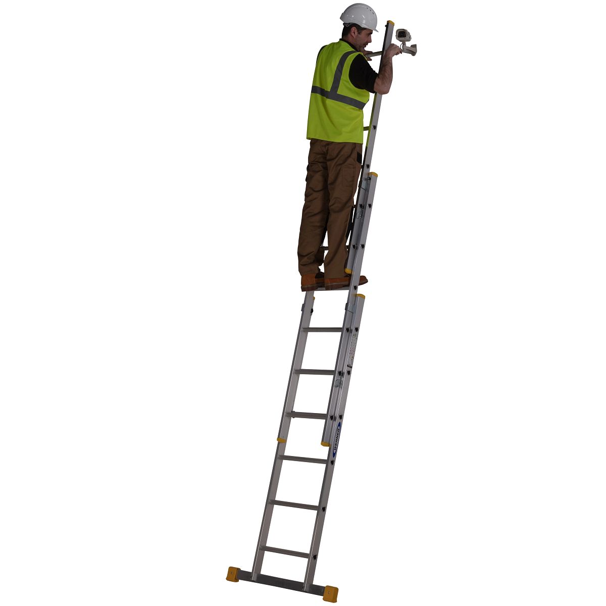 Werner 7234118 D Rung Extension Ladder 4.09M Triple