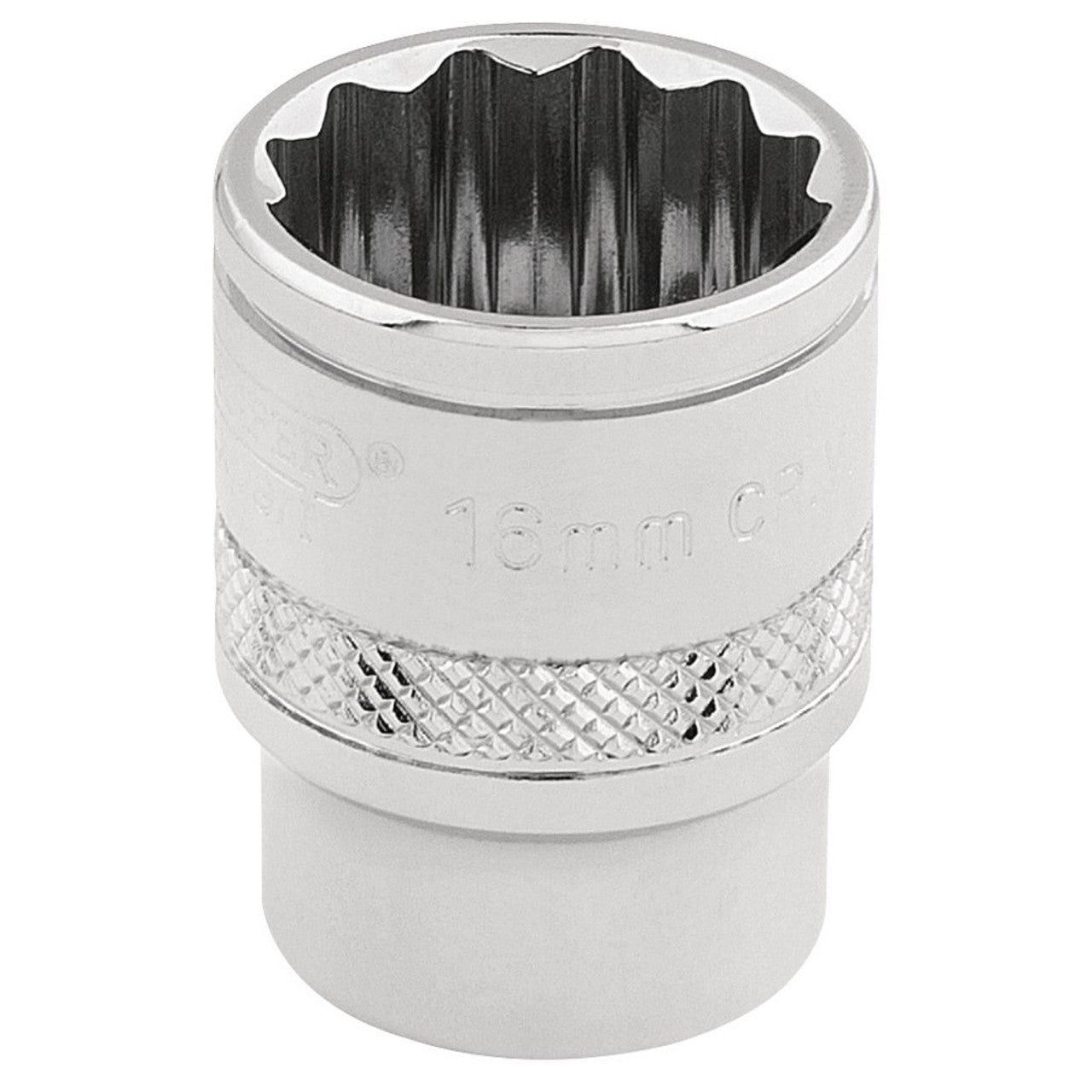 Draper 32780 HI-TORQ 12 Point Socket, 3/8" Sq. Dr., 16mm