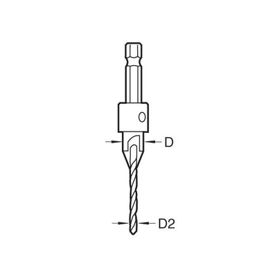 Trend Snappy TC Drill Countersink 5/64 Drill